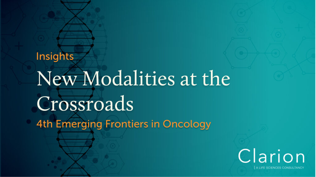 New Modalities at the Crossroads