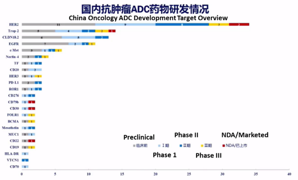 china oncology ADC Development target Overview
